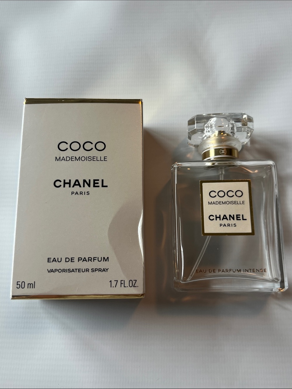 EMPTY Chanel Coco Mademoiselle Bottle & Box - 1.7oz
